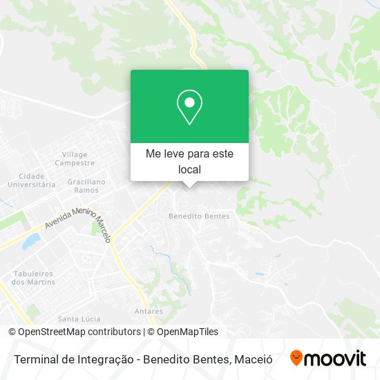 Terminal de Integração - Benedito Bentes mapa