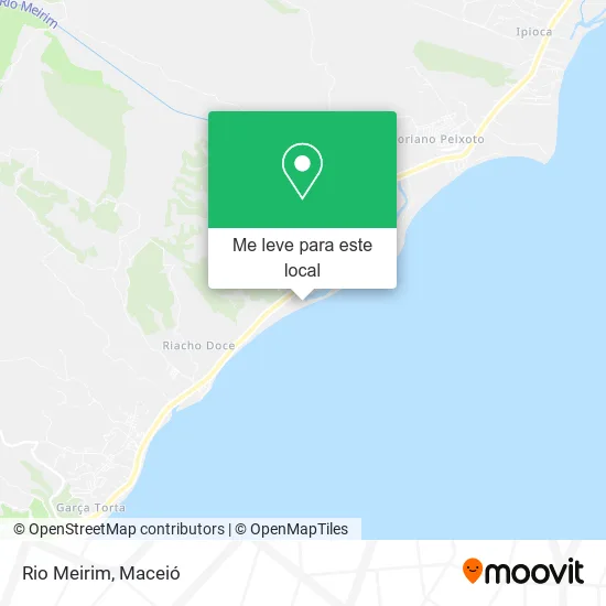 Rio Meirim mapa