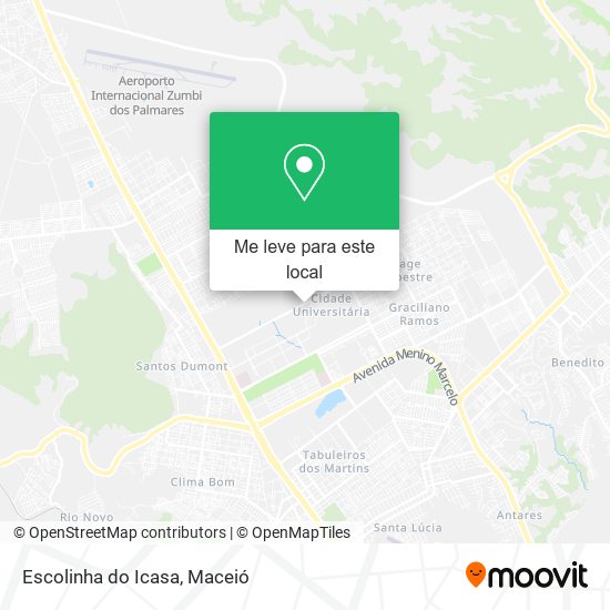 Escolinha do Icasa mapa