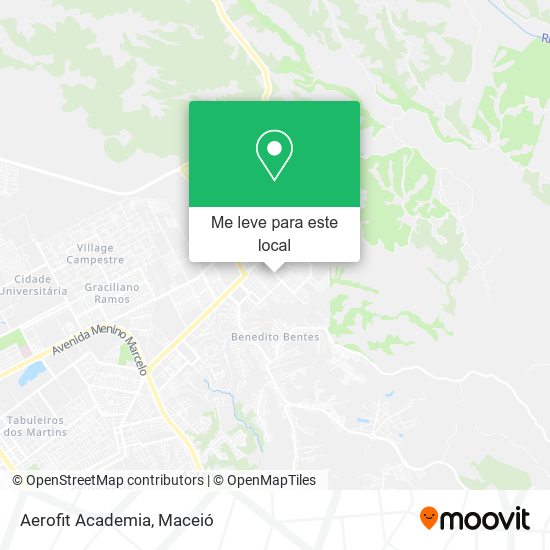 Aerofit Academia mapa