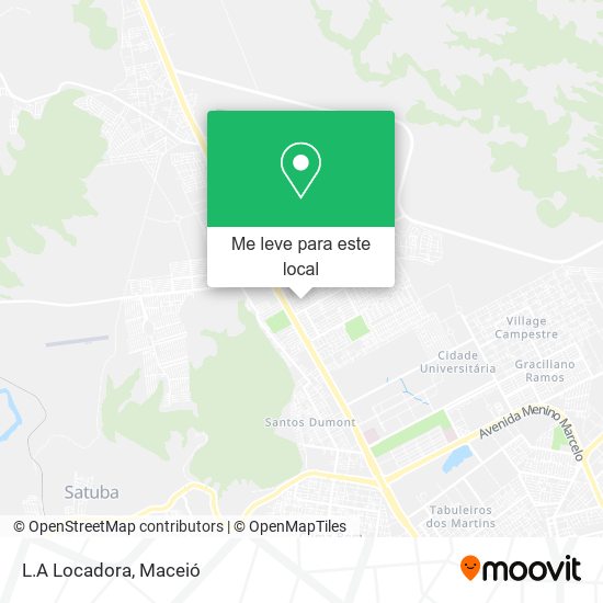 L.A Locadora mapa