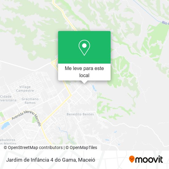 Jardim de Infância 4 do Gama mapa