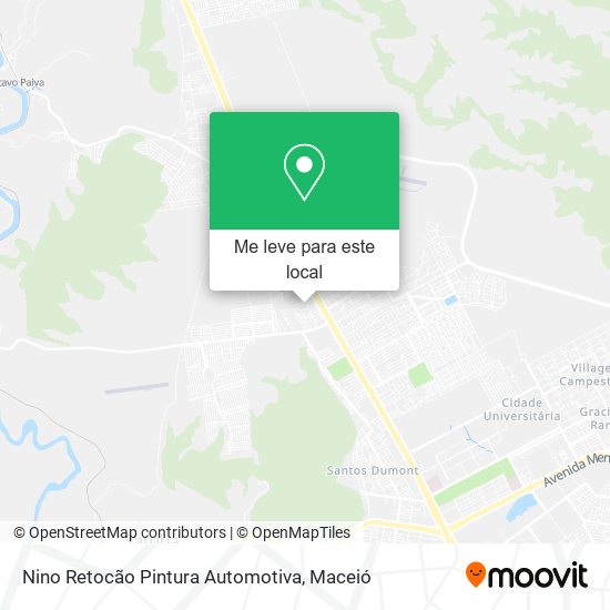 Nino Retocão Pintura Automotiva mapa