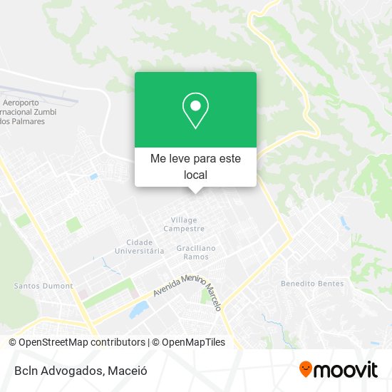 Bcln Advogados mapa