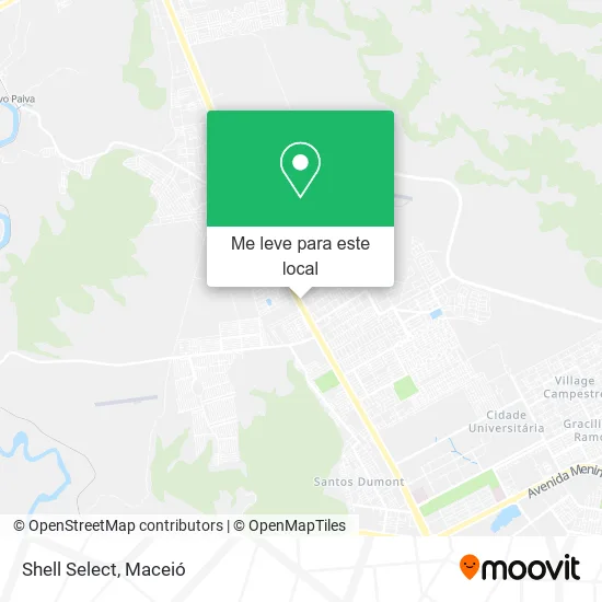 Shell Select mapa