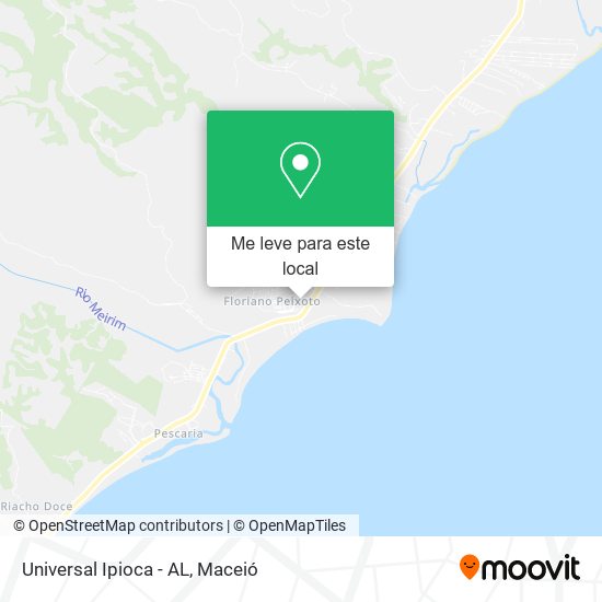 Universal Ipioca - AL mapa