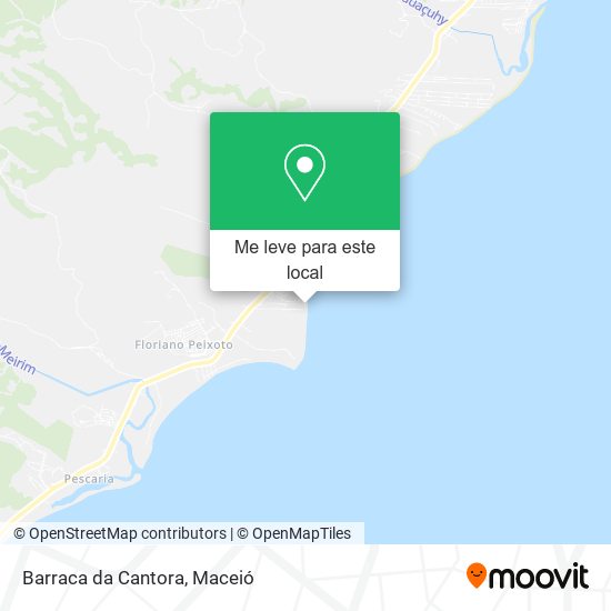 Barraca da Cantora mapa