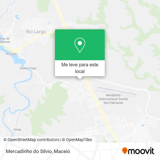 Mercadinho do Sílvio mapa