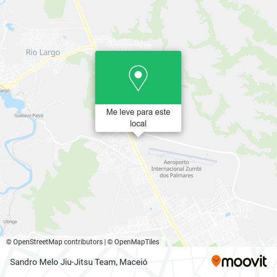 Sandro Melo Jiu-Jitsu Team mapa