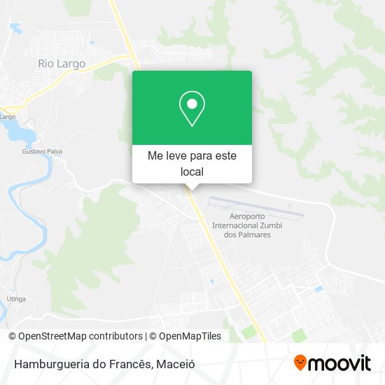 Hamburgueria do Francês mapa