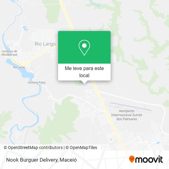 Nook Burguer Delivery mapa