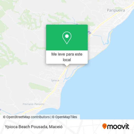 Ypioca Beach Pousada mapa