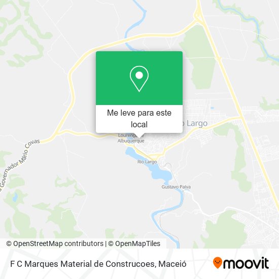 F C Marques Material de Construcoes mapa