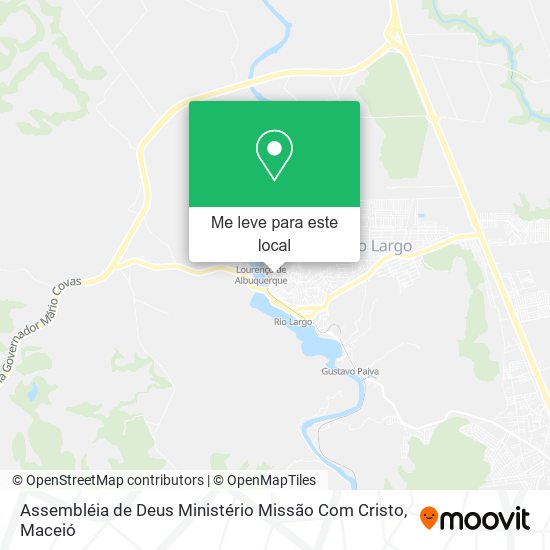 Assembléia de Deus Ministério Missão Com Cristo mapa