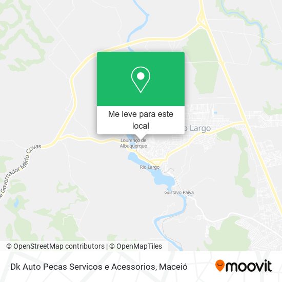 Dk Auto Pecas Servicos e Acessorios mapa