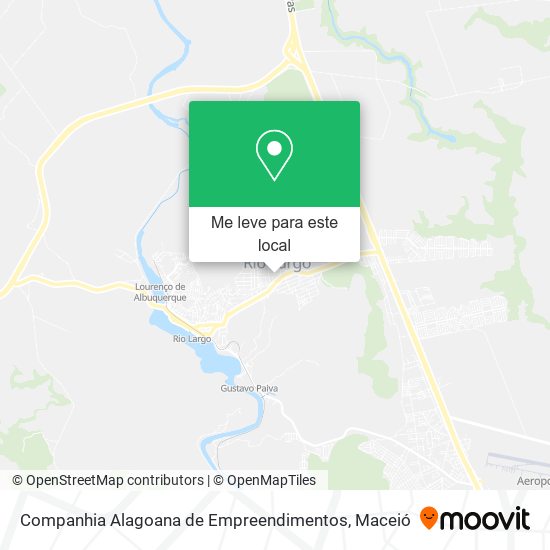 Companhia Alagoana de Empreendimentos mapa
