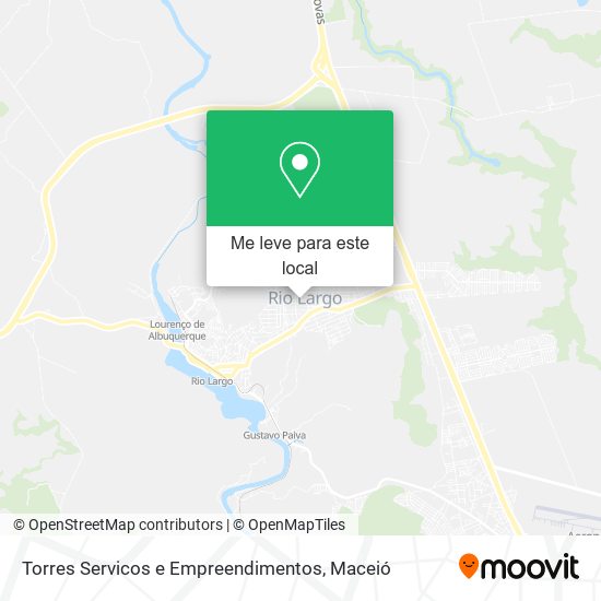 Torres Servicos e Empreendimentos mapa