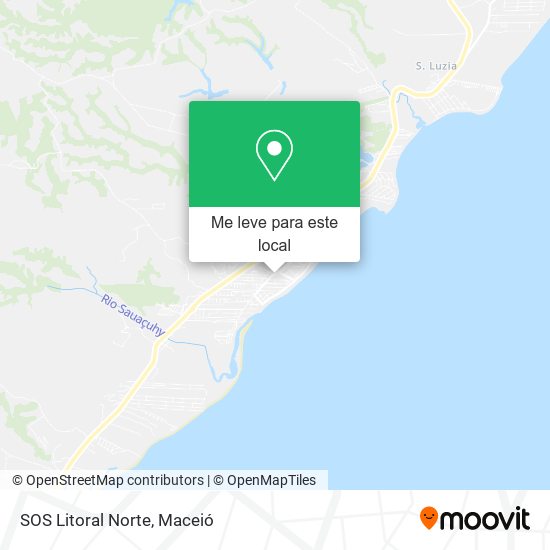 SOS Litoral Norte mapa