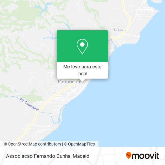 Associacao Fernando Cunha mapa