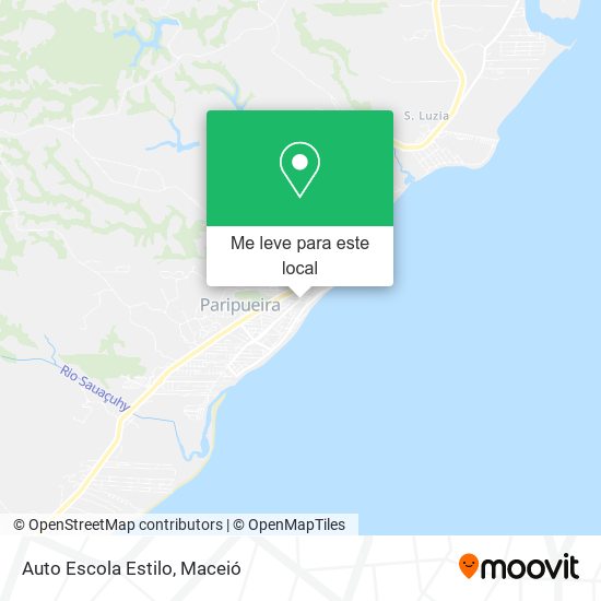 Auto Escola Estilo mapa