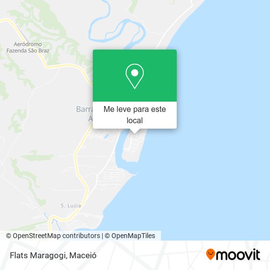 Flats Maragogi mapa