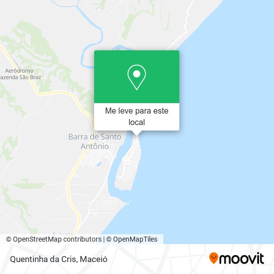 Quentinha da Cris mapa