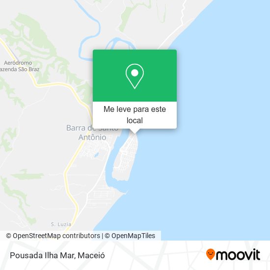 Pousada Ilha Mar mapa