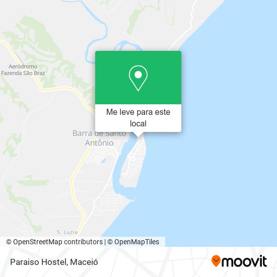 Paraiso Hostel mapa