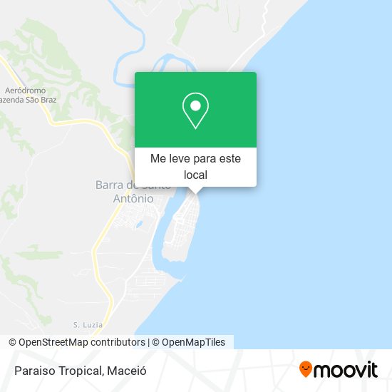 Paraiso Tropical mapa