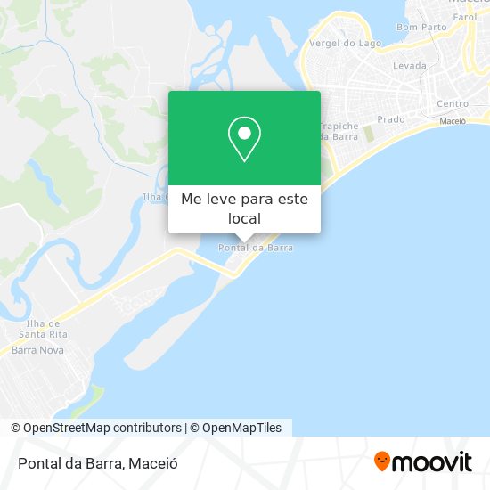 Pontal da Barra mapa