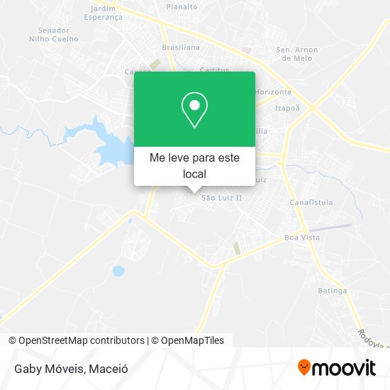 Gaby Móveis mapa
