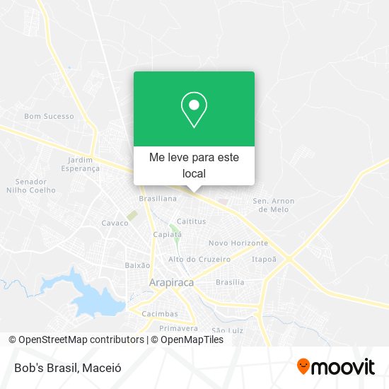 Bob's Brasil mapa