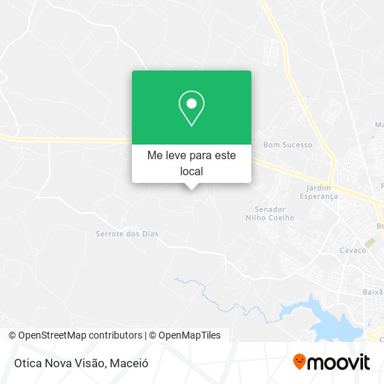 Otica Nova Visão mapa