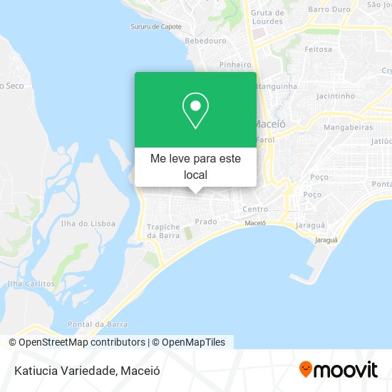 Katiucia Variedade mapa