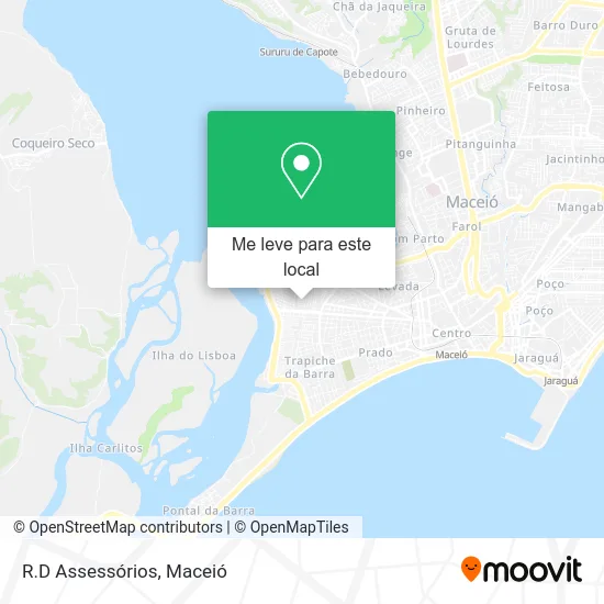 R.D Assessórios mapa