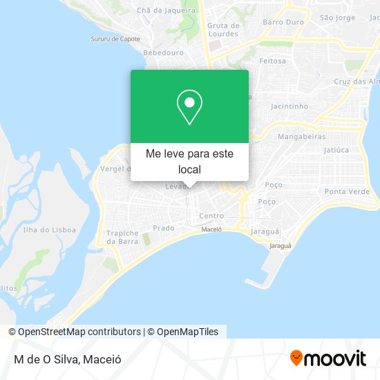 M de O Silva mapa
