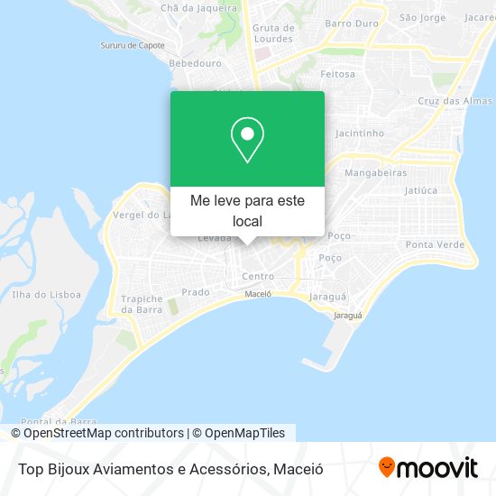Top Bijoux Aviamentos e Acessórios mapa