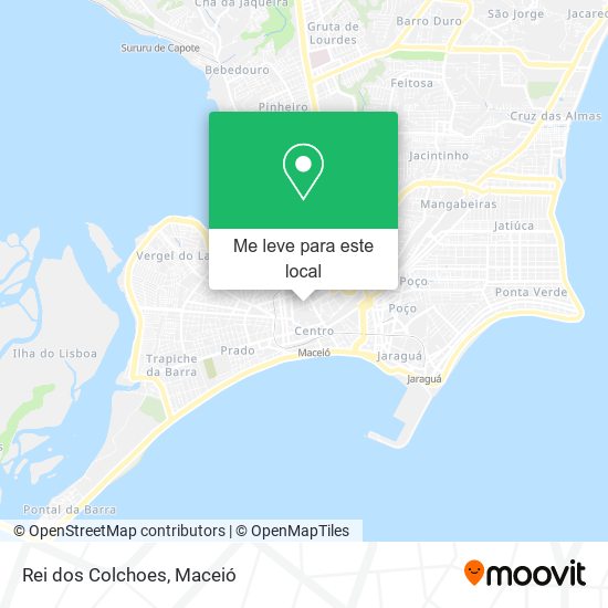 Rei dos Colchoes mapa