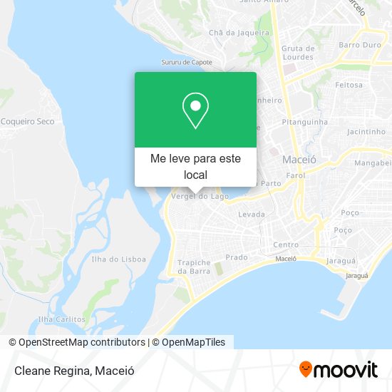 Cleane Regina mapa