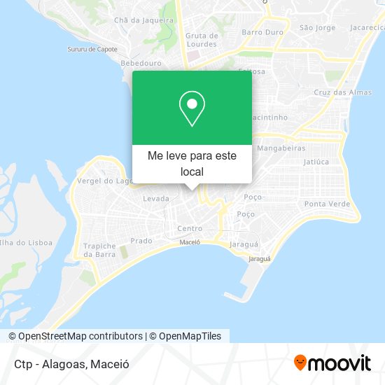Ctp - Alagoas mapa