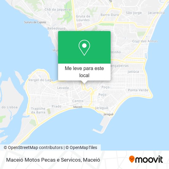 Maceió Motos Pecas e Servicos mapa