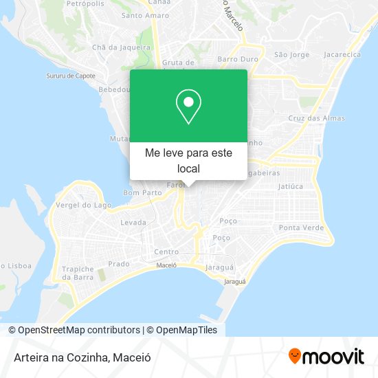 Arteira na Cozinha mapa