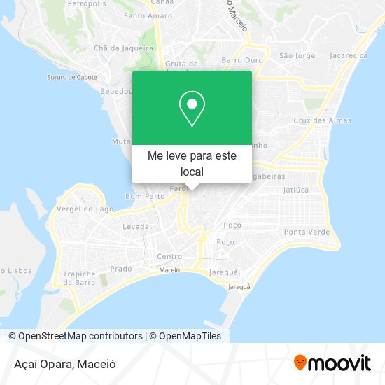 Açaí Opara mapa