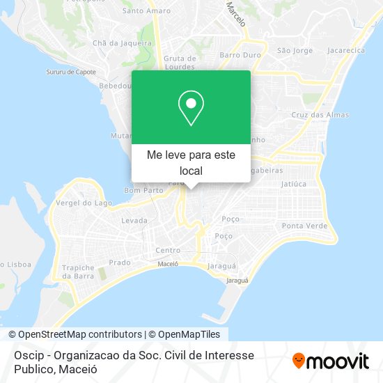 Oscip - Organizacao da Soc. Civil de Interesse Publico mapa