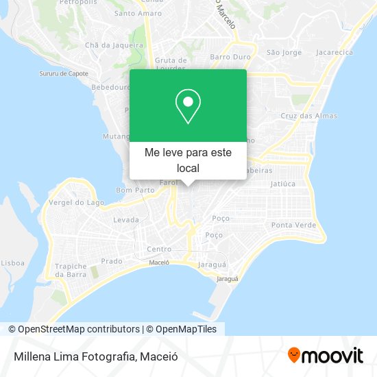 Millena Lima Fotografia mapa