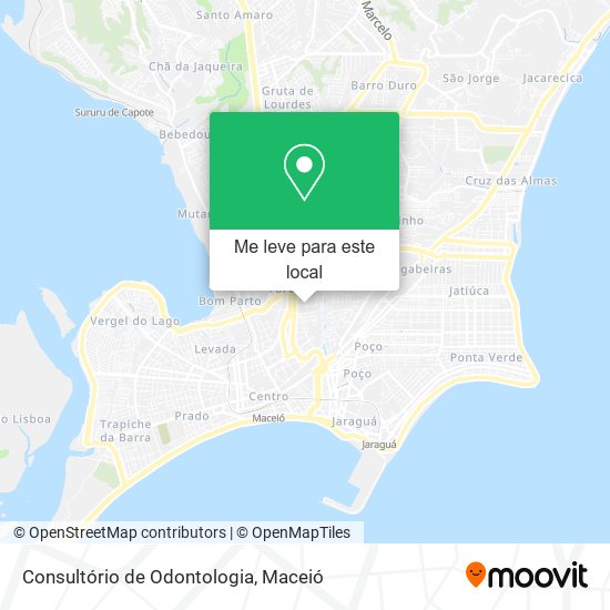 Consultório de Odontologia mapa