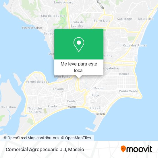 Comercial Agropecuário J J mapa