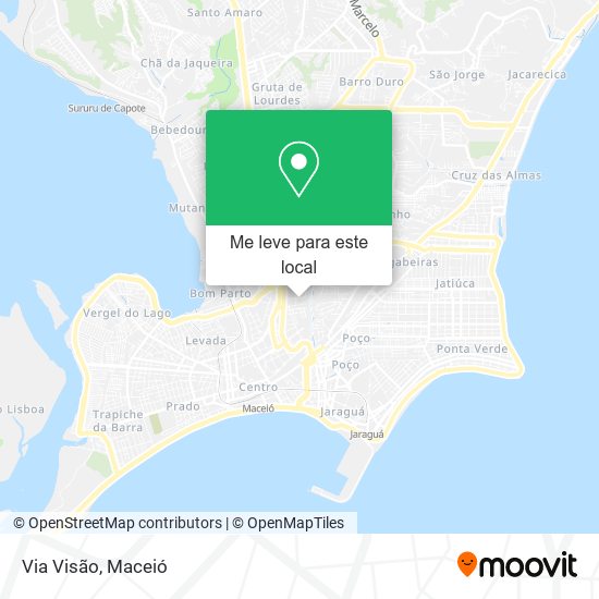 Via Visão mapa