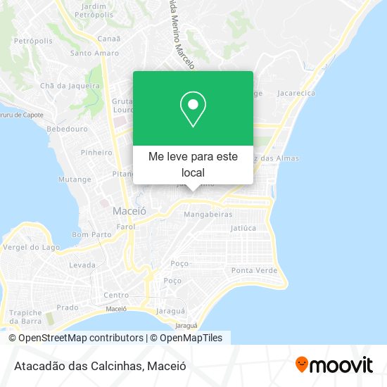 Atacadão das Calcinhas mapa