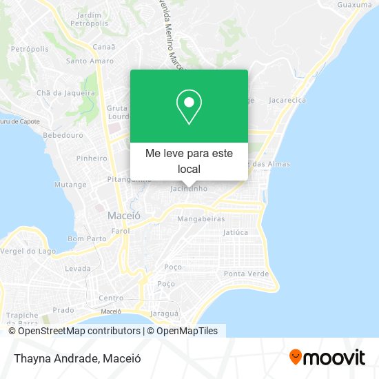 Thayna Andrade mapa